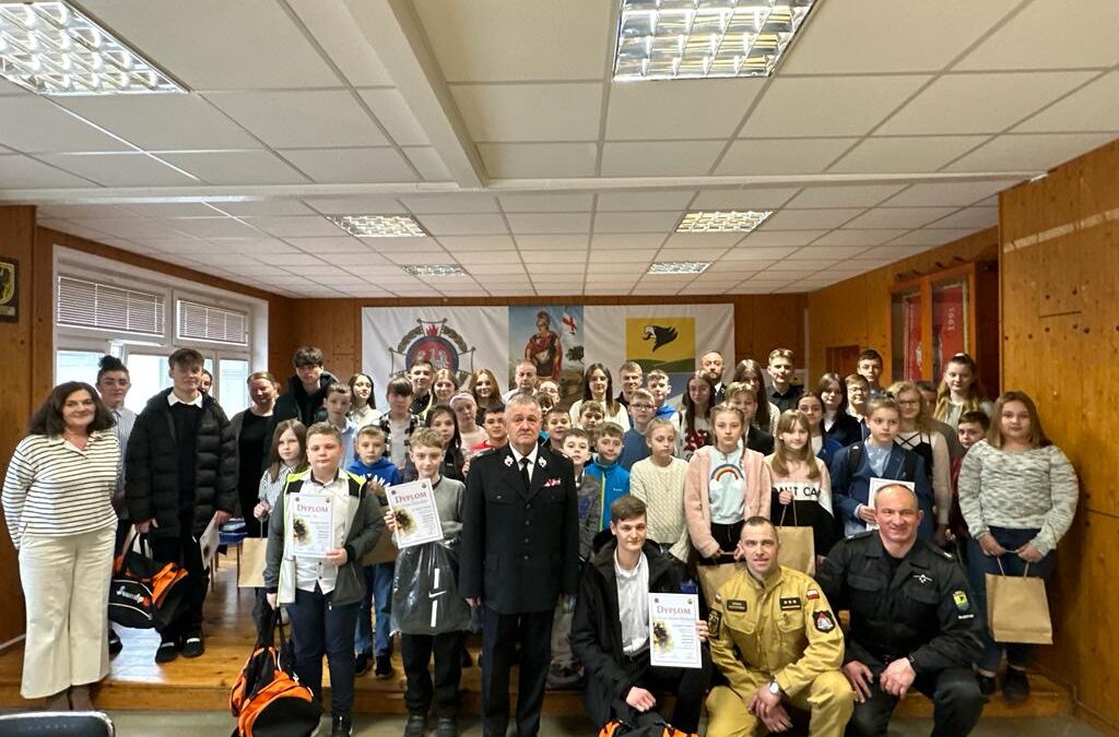 „Młodzież zapobiega pożarom”- Ogólnopolski Turniej Wiedzy Pożarniczej dla dzieci i młodzieży szkół podstawowych oraz średnich.